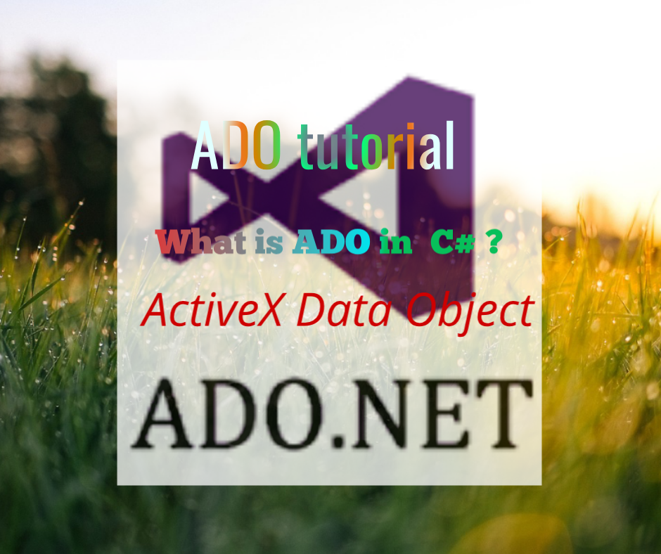 ado.net in c#