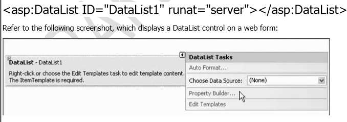 datalist control in asp.net