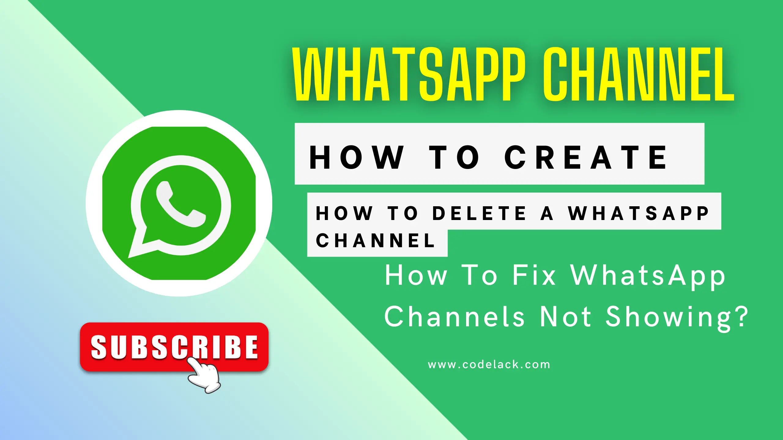 WhatsApp channel how to create