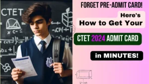 ctet admit card 2024 download link